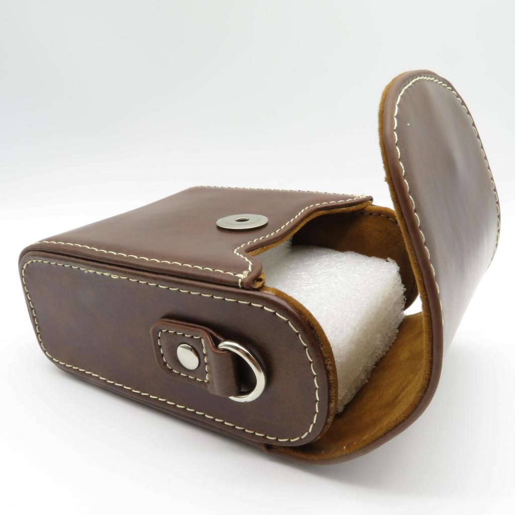 Чехол для цифровой камеры из синтетической кожи, совместимый с RICOH GR3x GR3 Ricoh, защитный чехол для хранения [Без бренда] - / GRx GR (Темно коричневый) [Использовал]