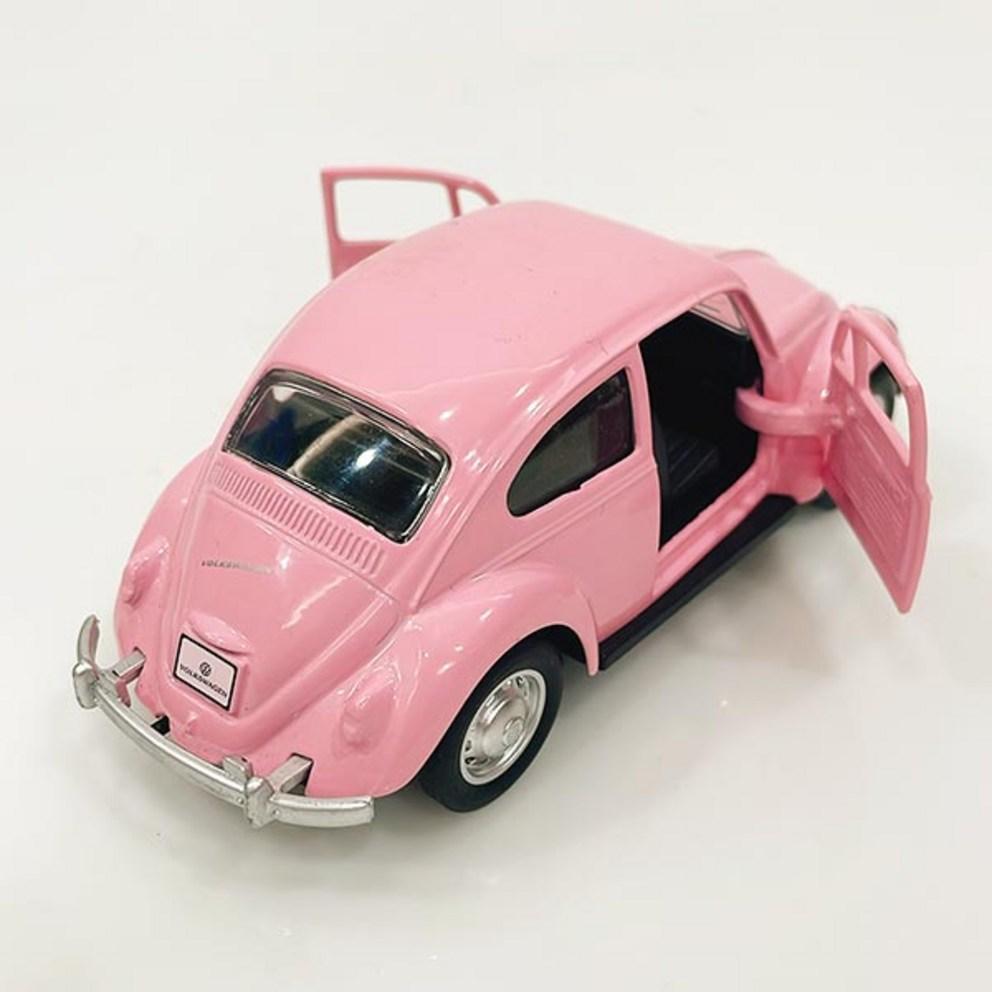 JoyKids Volkswagen Classic Beetle 1967 Серия S40 Литая модель автомобиля, Розовый
