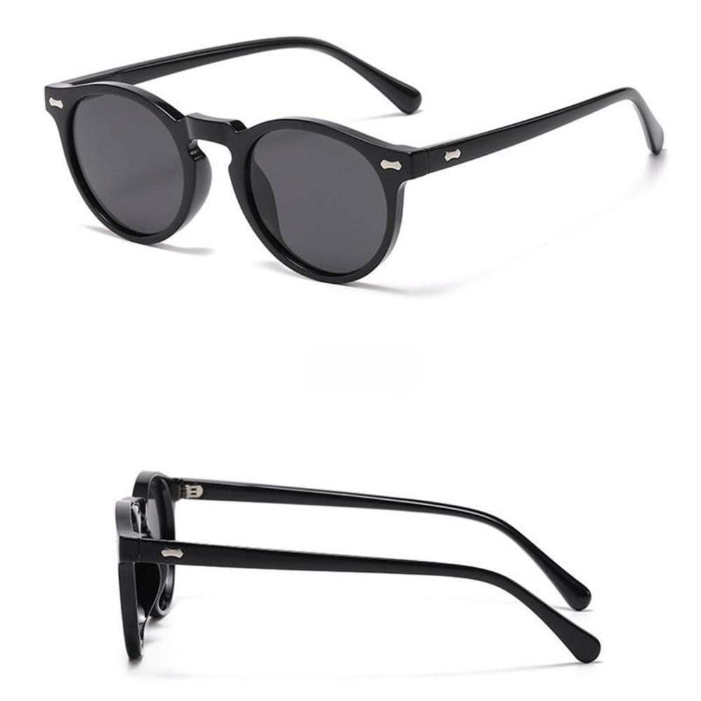 Ретро круглые поляризованные солнцезащитные очки для мужчин и женщин модные винтажные дизайнерские очки для вождения солнцезащитные очки для путешествий на открытом воздухе очки с защитой от ультрафиолета Uv400 новые