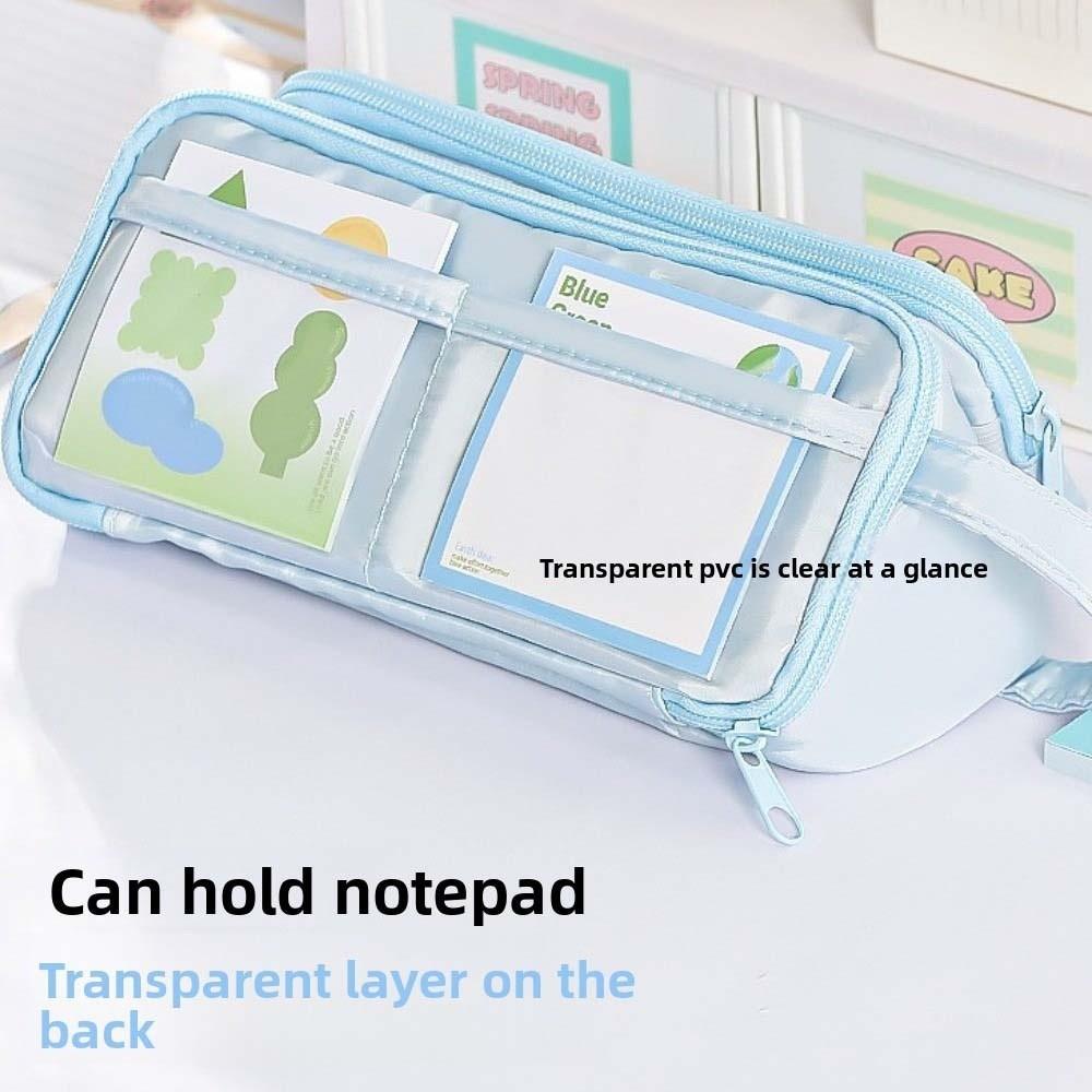 Handheld Korean Pencil Case Multilayer Ins Pencil Pouch Y2K Star Stationery Bag School