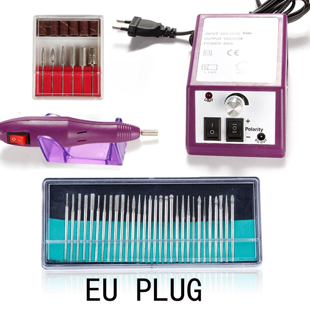 Электрический аппарат для маникюра с комплектом насадок