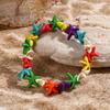 Multicolor Starfish Charm Bracelet Adjustable Starfish Bracelets Fashion Bohemian Bracelet