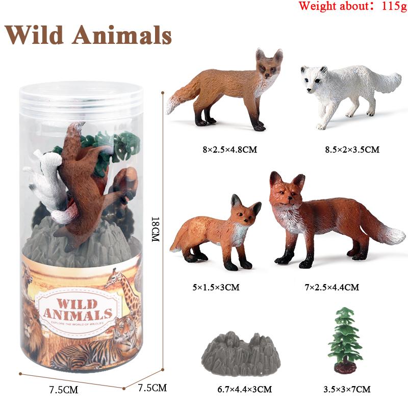 Oenux Модель Животных Зоопарка Лев Акула Пчела Ти-рекс Пингвин Корова Лошадь Курица Фигурки Милый Образовательный Миниатюрный Игровой Набор Детская Игрушка Подарок