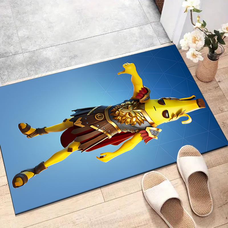 Peely Warrior Polyester Carpet, Soft Indoor Mat for Office Chair, Living Room, Computer Desk - Decorative Home Office Rug Design