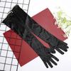 Womens Latin Jazz Dance Outfit Cutout Sleeveless Leotard Shiny Sequins Contrast Color Patchwork Fringed Bodysuit Gloves Hat