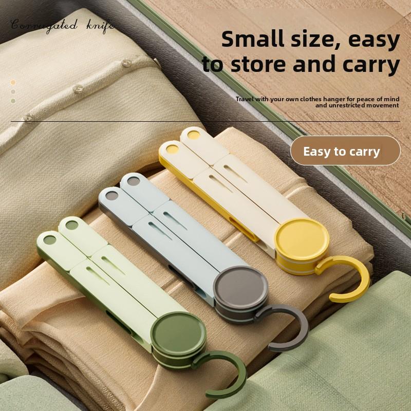 Портативная складная вешалка для одежды с прищепками, многоцелевая пластиковая вешалка для путешествий, дома