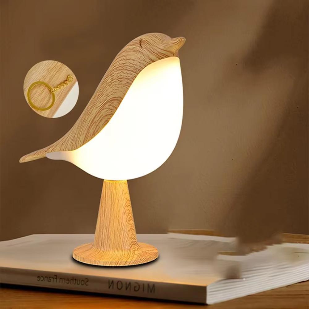 3 Colors Touch-Control LED Lamp USB Rechargeable Creative Night Lamp for All Rooms Decoration