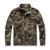 Men Camouflage Combat Jackets Retro Military Pocket Men's Denim Macket Outwear Coats Casual Male Cotton