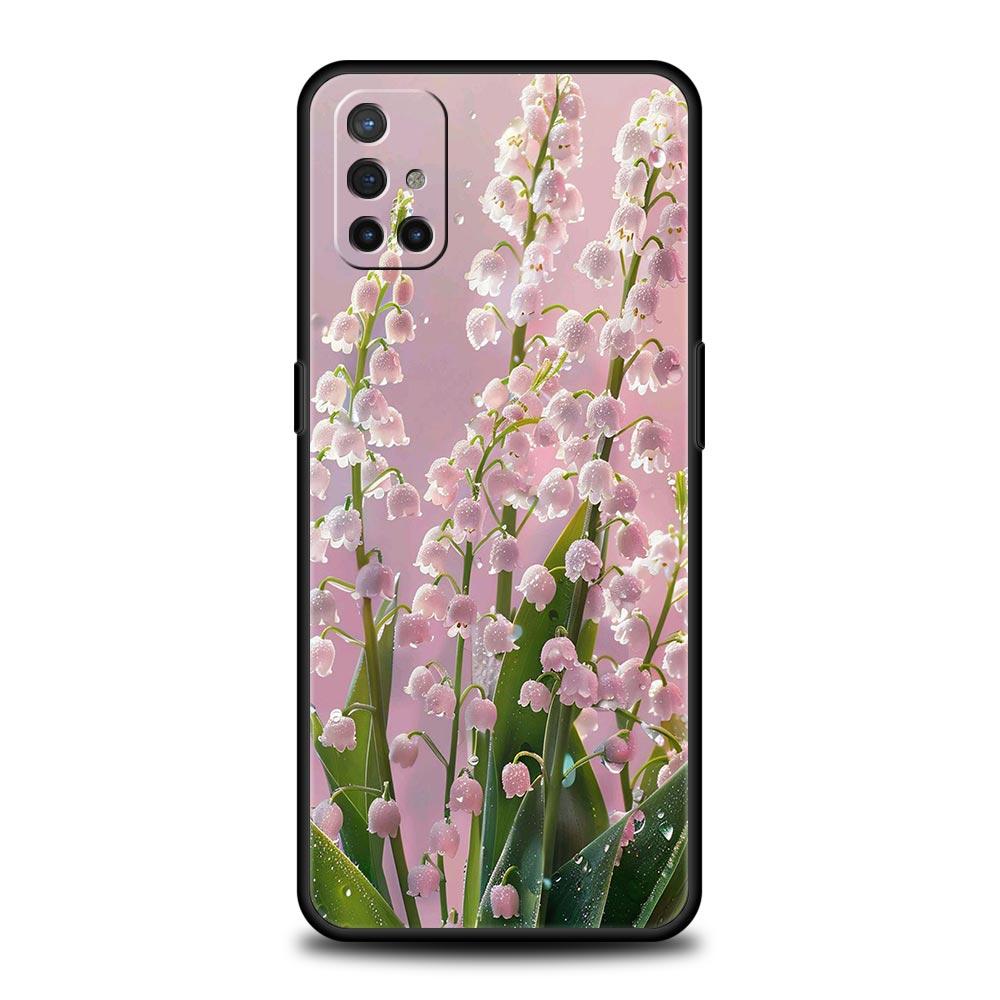 Прозрачный цветочный чехол для телефона Ландыш для Oneplus 13R 13 12R 11 10T 10R Nord N100 N200 N10 10 9 9R 9RT CE 3 2 Pro Мягкий ТПУ