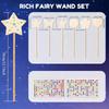 Top Quality Princess Magic Wand Craft Kit DIY Wooden Painting Art Supplies Unique Styles for Birthday Parties Handmade Craft Kit