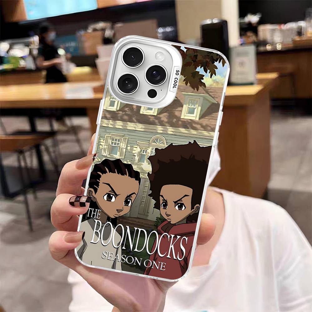 Мультяшные чехлы для телефона The Boondocks для IPhone 17 16 15 14 13 12 11 Plus Pro Max Pro Цветные матовые чехлы