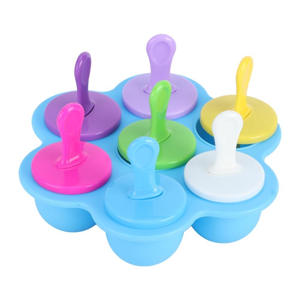 BPA Free Silicone Ice Cream Molds Reusable Silicone DIY Mold Popsicle Molds  Homemade Food