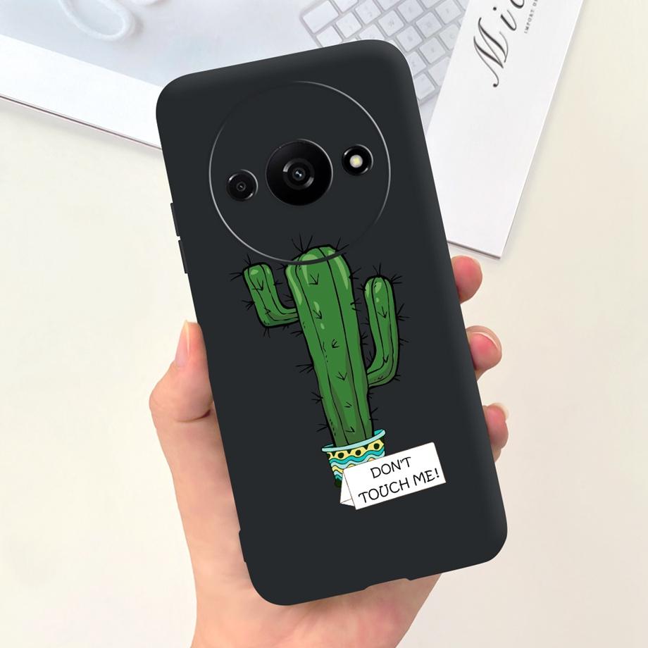 For Xiaomi Redmi A3 Case Back Cover Ultra Soft TPU Bumper Xiaomi Mi A3 Funda RedmiA3 A 3 MiA3 Matte Silicone Coque Cactus Marble