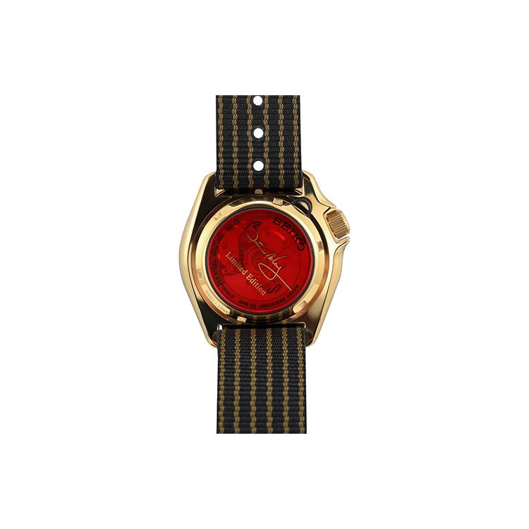 Seiko Seiko5 ×BRIAN MAY Коллаборация Механический механизм Нейлоновый ремешок Часы Мужские часы SRPH80K1