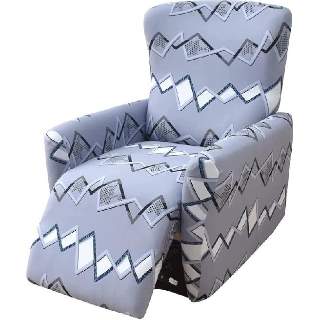 Эластичный чехол для кресла-реклайнера, Принтованные чехлы для кресла, Чехол для дивана-реклайнера, Нескользящий облегающий защитный чехол для мебели, для гостиной, спальни, дома, M