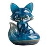 Luxury Fox Sculpture Healing Fox Statue Lucky Animal Figurine Home Office Desktop Decoration
