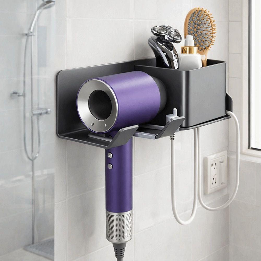 Rustproof Hair Dryer Holder Wall Mounted Toilet Paper Holder Bathroom Tissue Holder  Bathroom Use