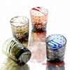 Japanese Vintage Edo Kiriko Whiskey Cup High Grade Crystal Wine Glass Dragon Eye Pattern Medieval Hand Cut Whisky Glass Gift Box