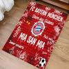 1pc FC Bayern München logo Print Area Rug - Soft,Washable Non-Slip Indoor Mat for Office Chairs,Living Room,Home Office Decorative Rug