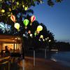 Solar Hot Air Balloon Swing Light IP65 Waterproof LED Firefly Ground Plug In Courtyard Garden Lamp Camping Lighting