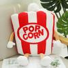 Cute Cartoon Fast Food Plush Toy Stuffed Hot Dog Popcorn Chicken Legs Pizza Chips Throw Pillow Funny Room Decor Cushion