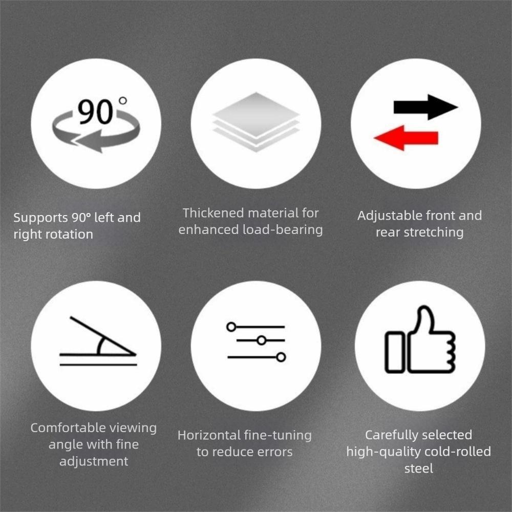 Поворотный Наклонный Вращающийся Кронштейн для ТВ-монитора Выдвижная Рука Поддержка Рамки ТВ Офисное Использование