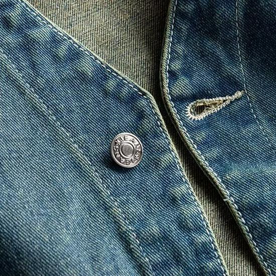 Корейский ретро-стиль колледжа свободный джинсовый жилет - женский повседневный универсальный топ