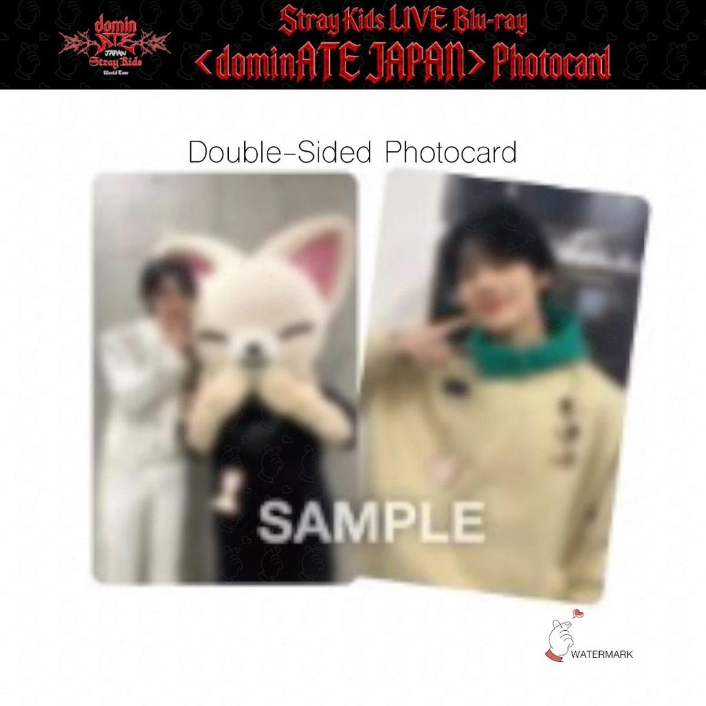 ПРЕДЗАКАЗ Stray Kids World Tour dominATE JAPAN LIVE Blu-ray RAKUTEN POB Двусторонняя фотокарточка Подложка ОФИЦИАЛЬНАЯ