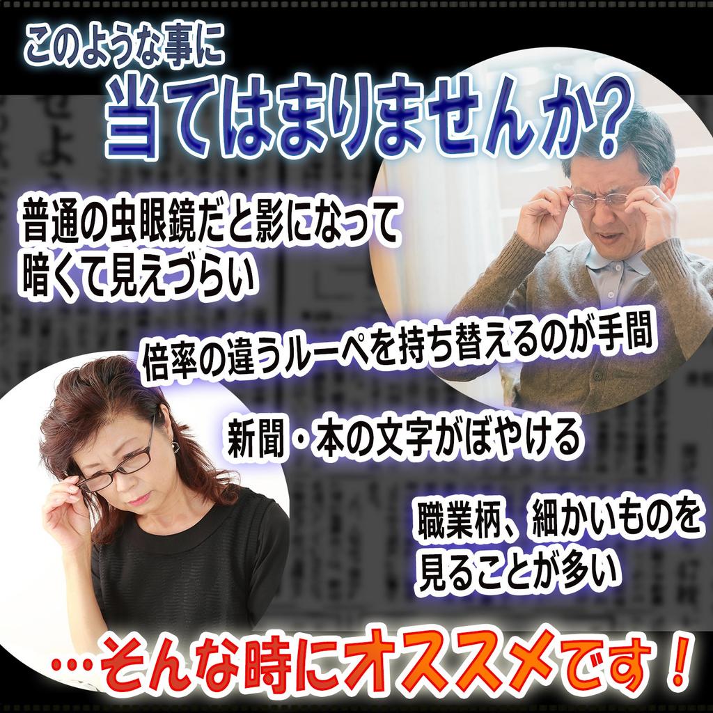 Phoenix Hand Magnifier and 55x with 3 LED and Black Light Clione-Shaped [2.5x, 25x, Magnification] Lenses, Light, <45-Day Warranty>