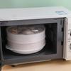 Пароварка Микроволновая печь Кухня Горячие Паровые Булочки Пельмени с Тропической Крышкой Бытовая Многофункциональная Пароварка