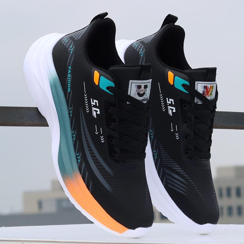 Осенне-зимняя мужская спортивная обувь, сверхлегкие кроссовки с мягкой подошвой, амортизирующие, водонепроницаемые, кожаные, модные, с ворсом, утолщенные, из хлопка