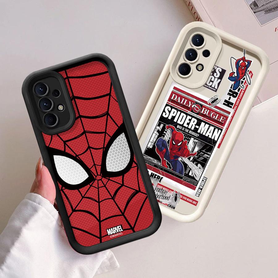 Чехол для телефона Marvel Человек-паук для Samsung Galaxy A06 A72 A71 A52 A53 A15 A35 A73 A54 A25 A51 A55 Мягкий чехол