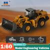 УИНА 1:60 Alloy Экскаватор Самосвал Модель Литая Металлическая Модель Строительная Техника Бульдозер Погрузчик Игрушечные Машинки для Мальчиков Детей