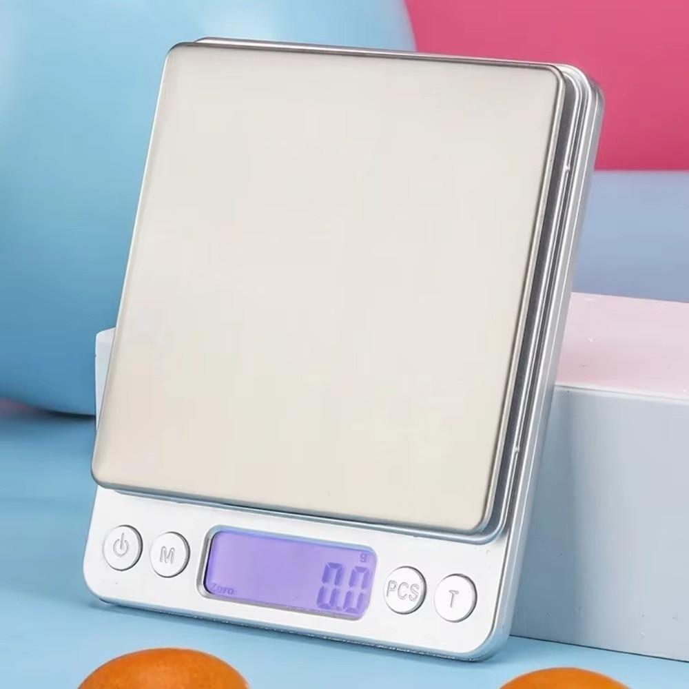 3000g Capacity Food Weighing Scale Stainless Steel Portable Jewelry Scale For Cooking Ingredients