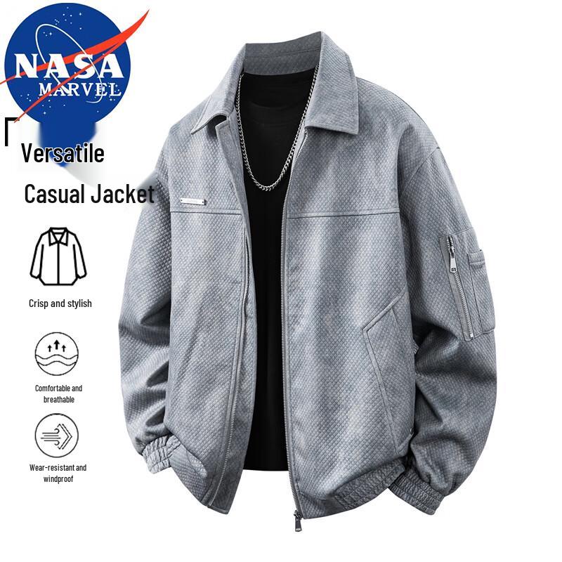 NASA MARVEL Men's Casual Loose Fit Jacket