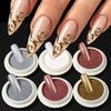 Xiaomi 6pcs Mirror Chrome Nail Powder Set Holographic Gold Silver White Rose Metallic Nail Art Pigment Glitter Dust Manicure Decoration