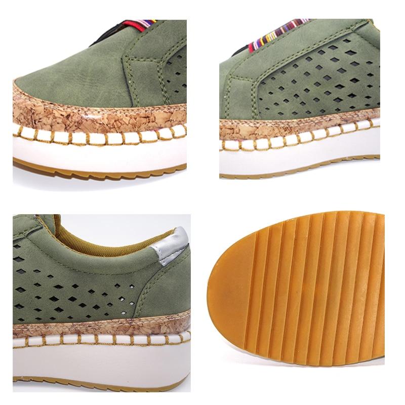 Женские кроссовки Slip on, неглубокие мокасины, вулканизированная обувь, дышащая, открытая, повседневная женская обувь, женские туфли больших размеров