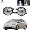2 шт. Автомобильная противотуманная фара LED Ангельский глаз ДХО Дневной ходовой огонь H11 12V Высокая яркость Для Toyota Prius 2010 2011 2012