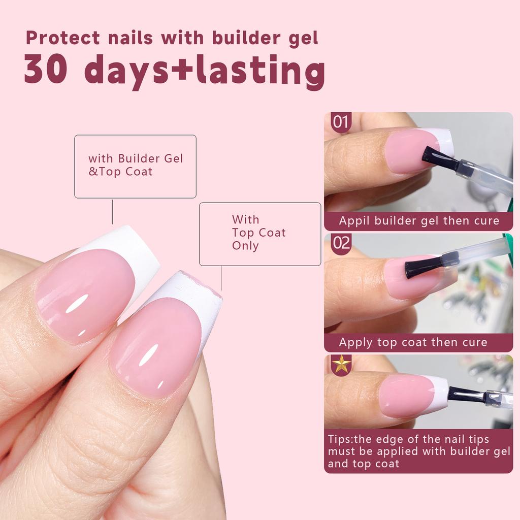 Press On Nails, клей для ногтей в комплекте, бесконечный, французский, очень короткий размер, квадратная форма, в комплекте 150 гвоздей, 2 г клея