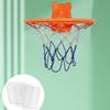 Mini Indoor Basketballs Hoop Kids Small Basketballs Hoop Wall Mount Dunks Rims Hanging Boards with Mini Basketball Kits