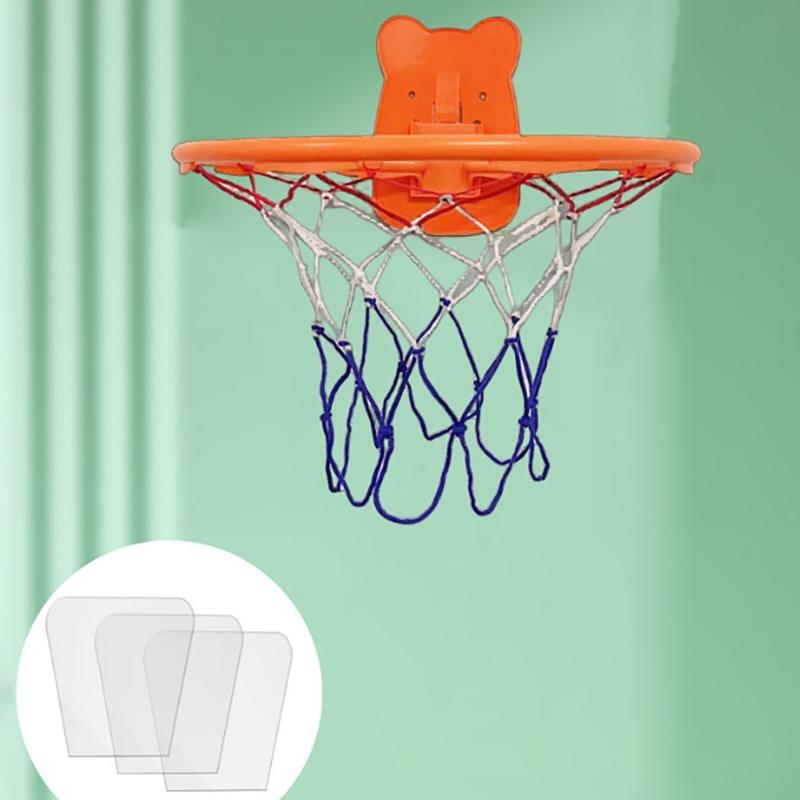 Mini Indoor Basketballs Hoop Kids Small Basketballs Hoop Wall Mount Dunks Rims Hanging Boards with Mini Basketball Kits