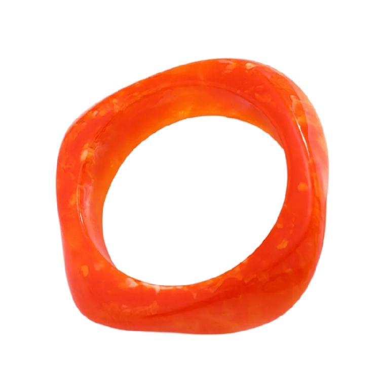 Заявление Акриловый Браслет Ювелирные Изделия Модный Акриловая Смола Браслет Ретро Вид Наручный Браслет Шарм для Любителей Моды