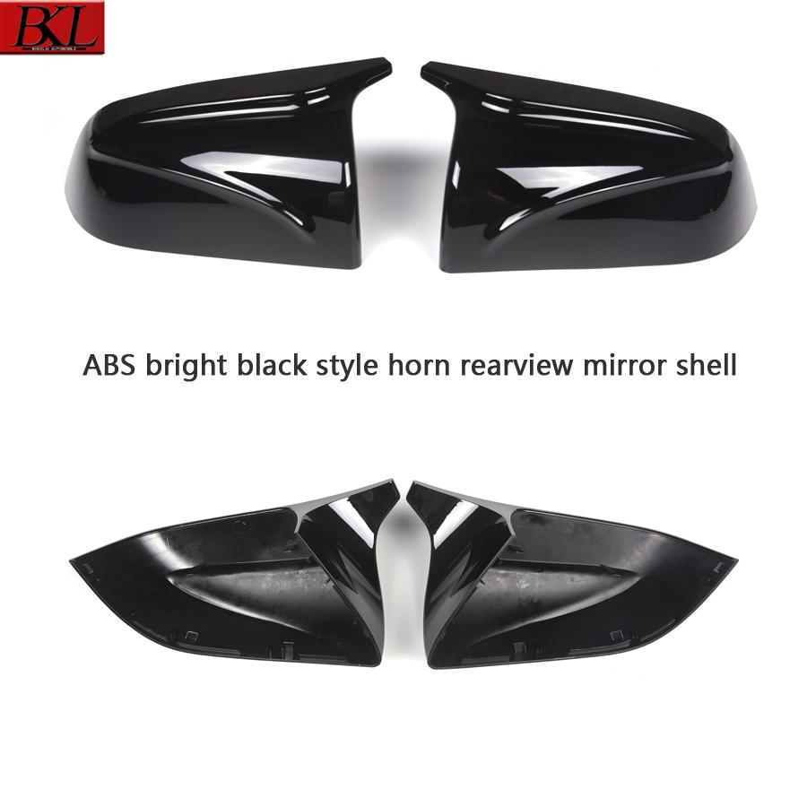 For Tesla Model 3 Carbon fiber mirror cover car rearview mirror housing black glossy finish modification and upgrade body kitT