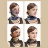 Yousheng Women Floral Chiffon Ring Scarf Neck Guard False Collar Elastic Bib Wraps Travel Scarf Versatile Accessory