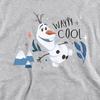 Frozen Childrens/Kids Wayyy Cool Olaf Heather Pullover Hoodie