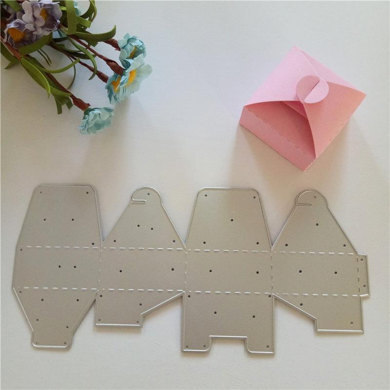 Коробка конфет, металлические штампы для DIY, скрапбукинг, альбом, бумажные карты, декоративные ремесла, тиснение, штамп