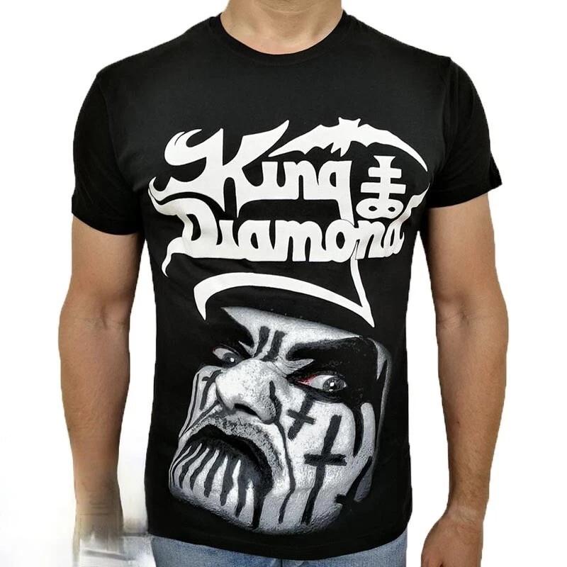 King Diamond ' Mask' Black T-Shirt Mercyful Fate