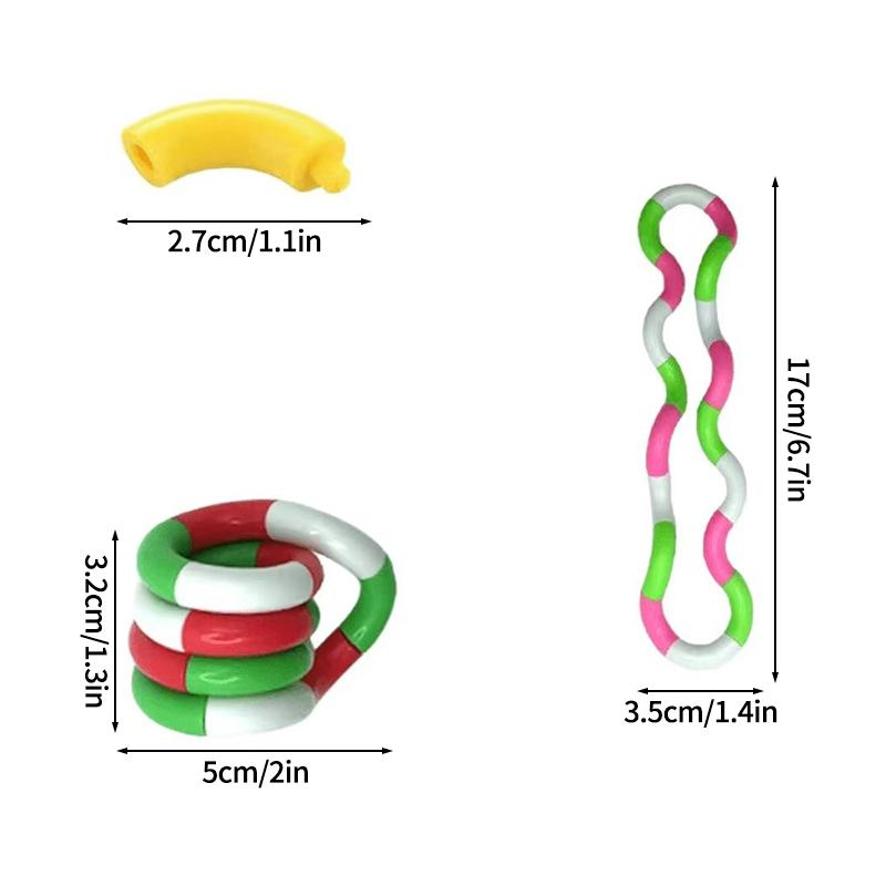 Deformable Rope Knot Stress Relieving Toy Deformation Rope Educational Tangle Fidget Toy Gift for Kid Juguetes Antiestrés
