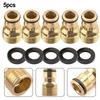 5 шт. латунных адаптеров для крана с внешней резьбой для шланга