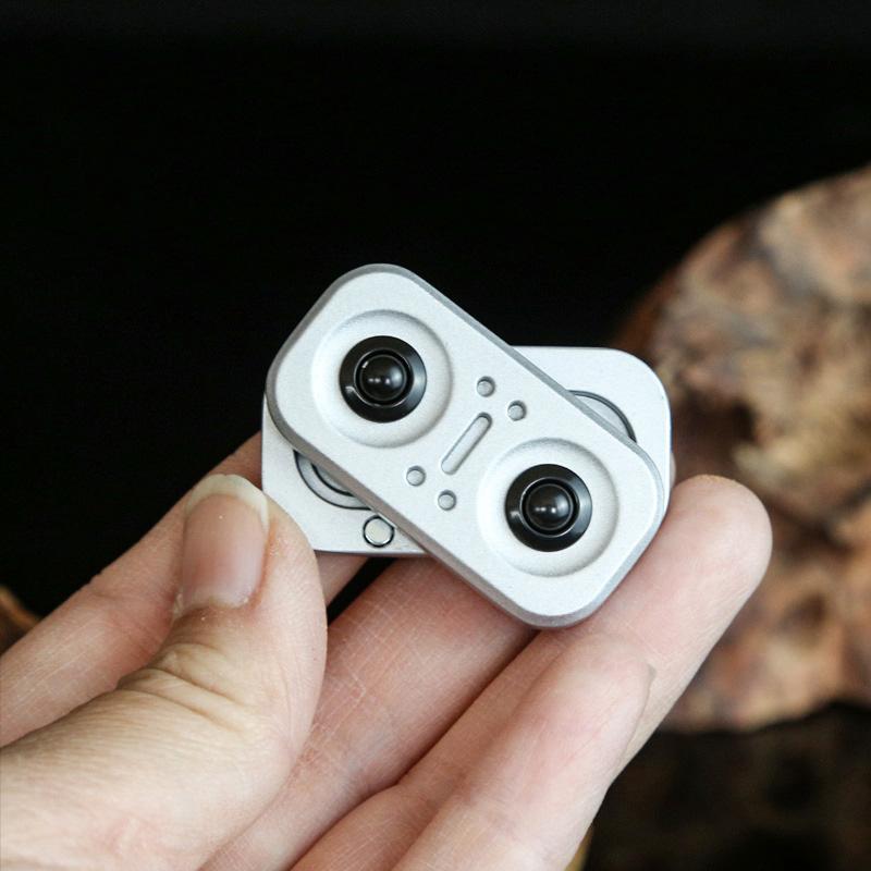 Новый Сова Пуш Слайдер Непоседа Слайдер Игрушка Взрослый Металлическая Игрушка Непоседа Пальцевый Пуш Спин Монета Игрушка для Снятия Стресса EDC Гаджет Тактильный Слайдер Подарок